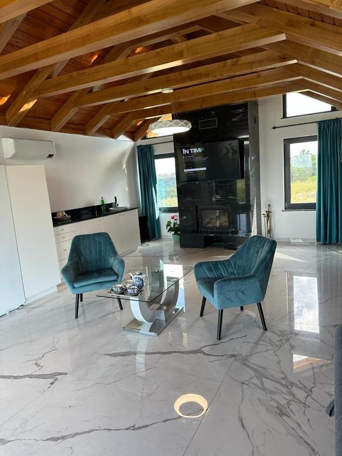 Casa Moderna In Sinteu - Intersectia Intre Modern Si Linistea Naturii Huta Voivozi Eksteriør billede