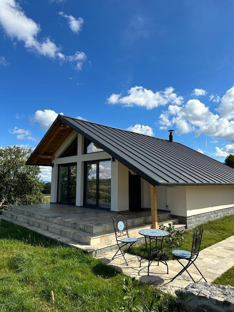 Casa Moderna In Sinteu - Intersectia Intre Modern Si Linistea Naturii Huta Voivozi Eksteriør billede